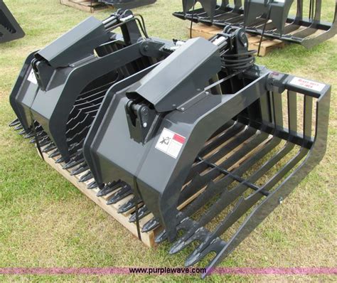 duckbill gravel buckets skid steer|rock grapple buckets for sale.